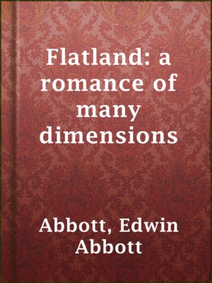Flatland: a romance of many dimensions - ebook